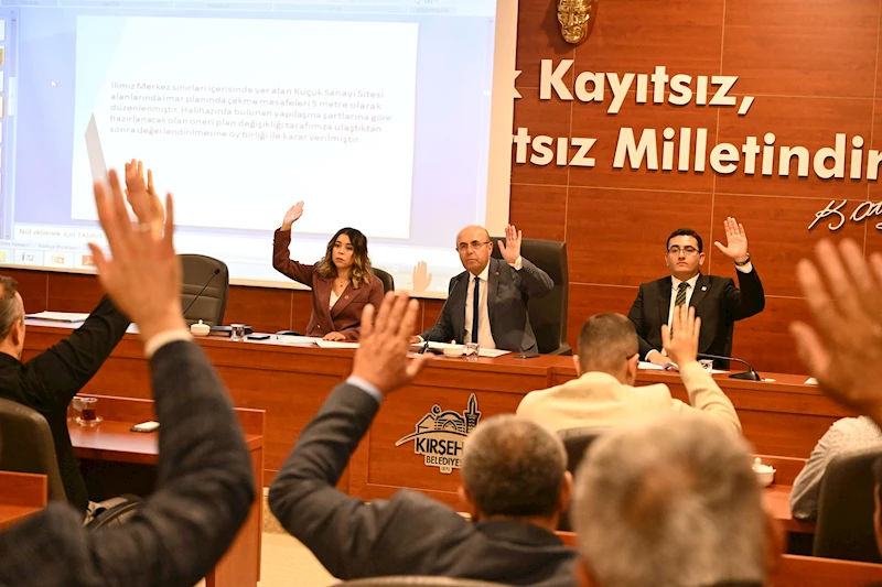 BELEDİYE MECLİSİ TOPLANDI