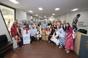 BAŞKAN GÜREL EKİPLERİ AĞIRLADI