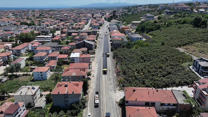 Karasu’nun en işlek güzergahı yepyeni bir yüze kavuşuyor