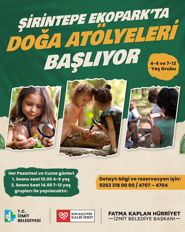 İZMİT BELEDİYESİNDEN DOĞA İLE İÇ İÇE EĞİTİM FIRSATI