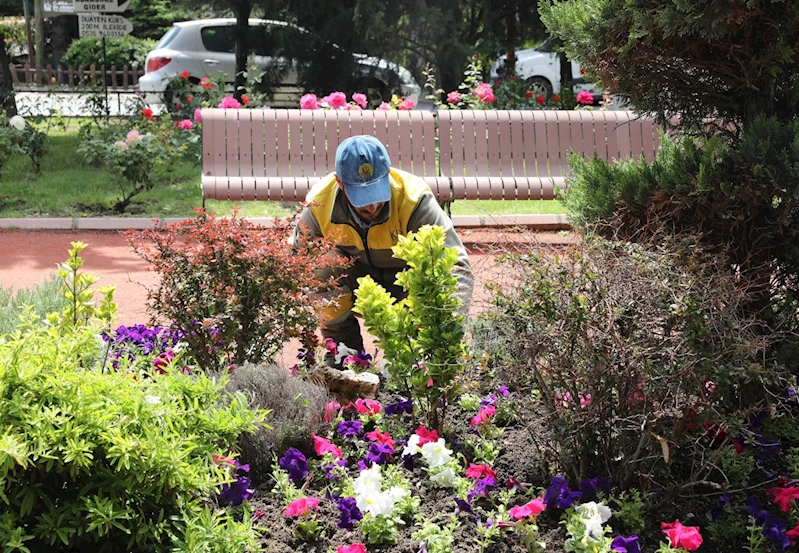 Keçiören’de parklara estetik dokunuş