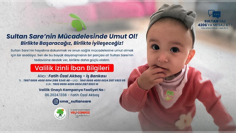 Başkan Şahin’den SMA’lı Çocuklara Umut Eli
