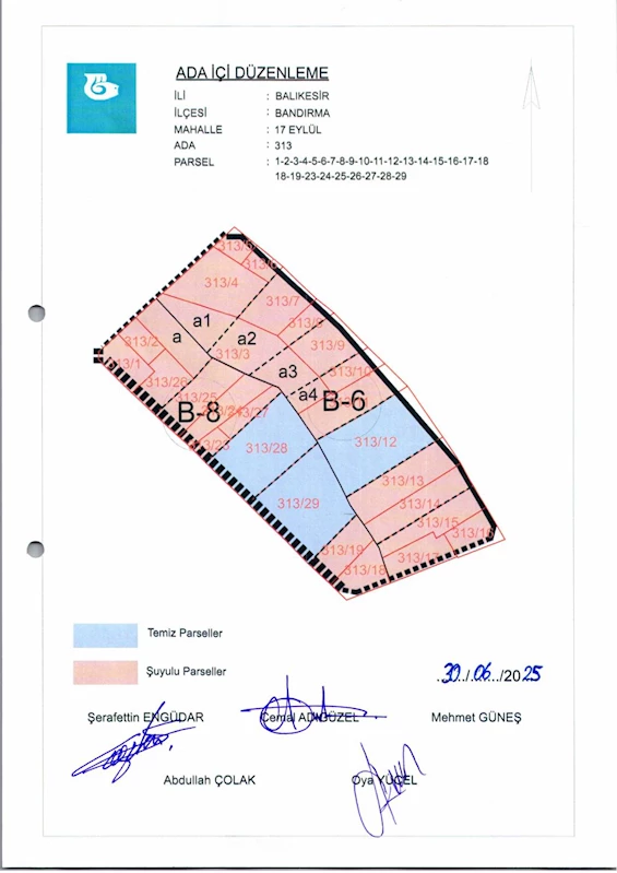 17 Eylül Mahallesi 313 Ada İçi Düzenlemesi