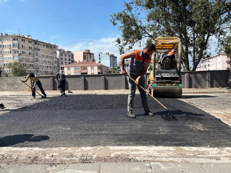 ASFALT ONARIM VE BAKIM ÇALIŞMALARIMIZI TAMAMLADIK.