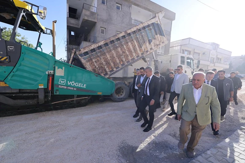 Mardin Büyükşehir Belediyesinde Asfalt Çalışmaları Devam Ediyor