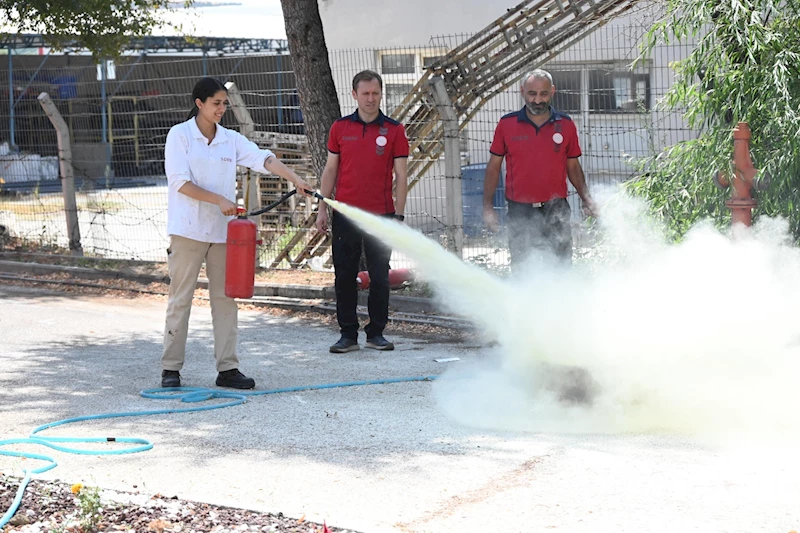 -SORBE İÇECEK FABRİKASI PERSONELİNE YANGIN EĞİTİMİ