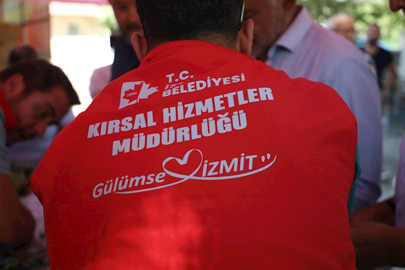 İZMİT’TE BAŞLAYAN FİDE DESTEĞİ, GEBZE KÖYLERİNE ULAŞTI
