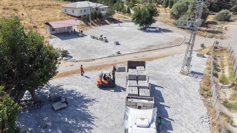 Büyükşehir’den Afşin’de Parke Çalışması