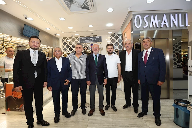 Elitaş ve Büyükkılıç’tan Kazancılar Çarşısı Esnafına Ziyaret