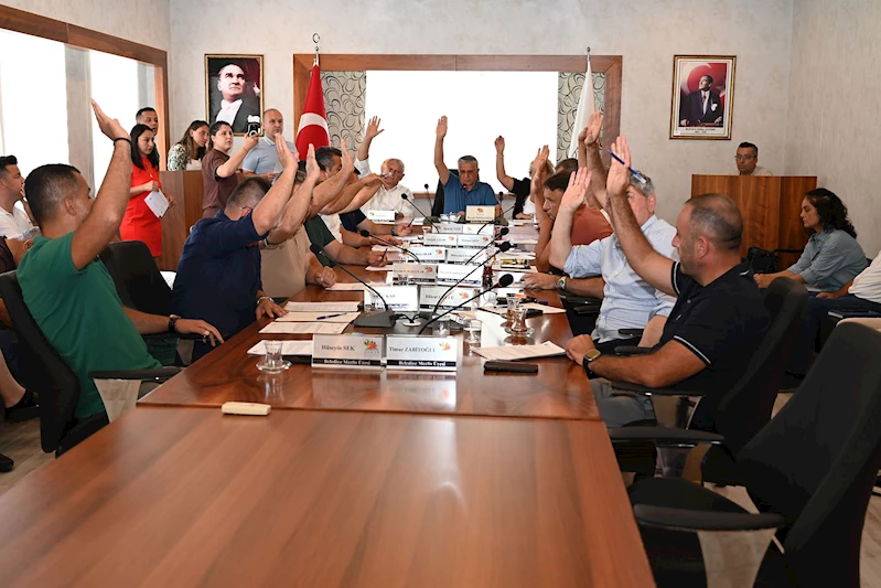 Kemer Belediyesi Ağustos ayı meclisi yapıldı
