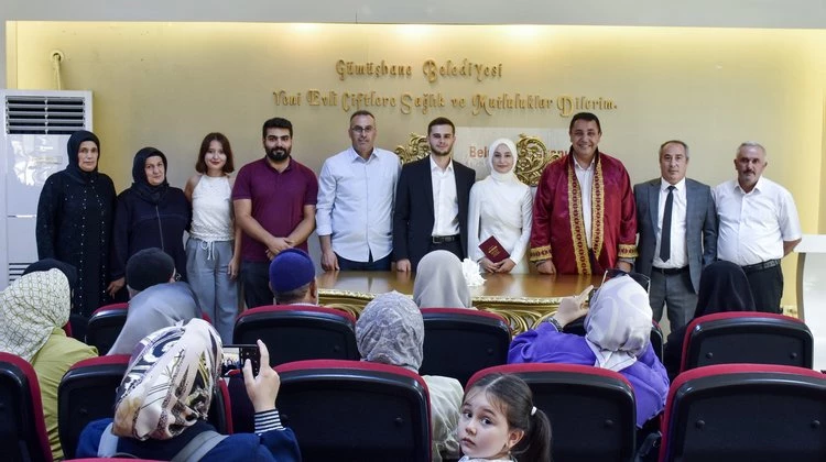 BAŞKANIMIZ, ESMANUR ÇİMEN VE ADEM YAKUT KARDEŞLERİMİZİN NİKAH AKDİNİ GERÇEKLEŞTİRDİ