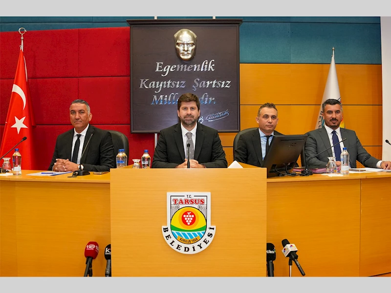 TARSUS BELEDİYESİ AĞUSTOS AYI OLAĞAN MECLİS TOPLANTISI GERÇEKLEŞTİ