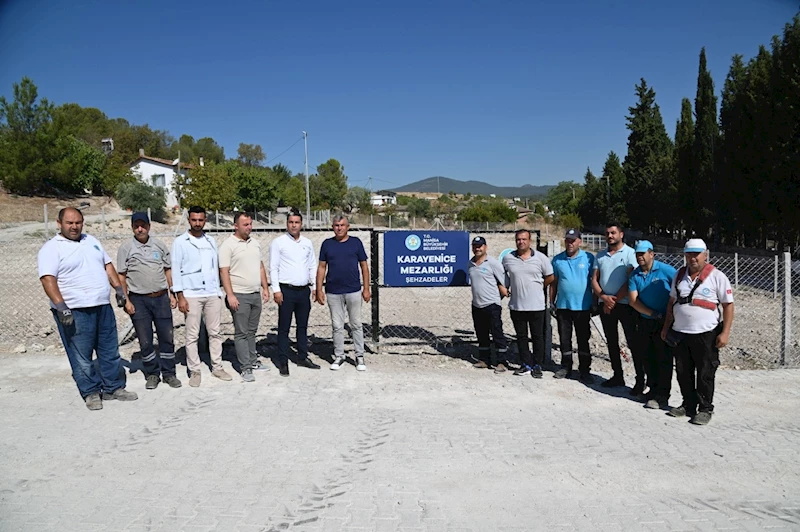 Büyükşehir Mezarlıkları Güvenli Hale Getiriyor