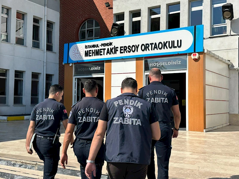 Pendik Zabıta Okul Kantinlerini Denetledi