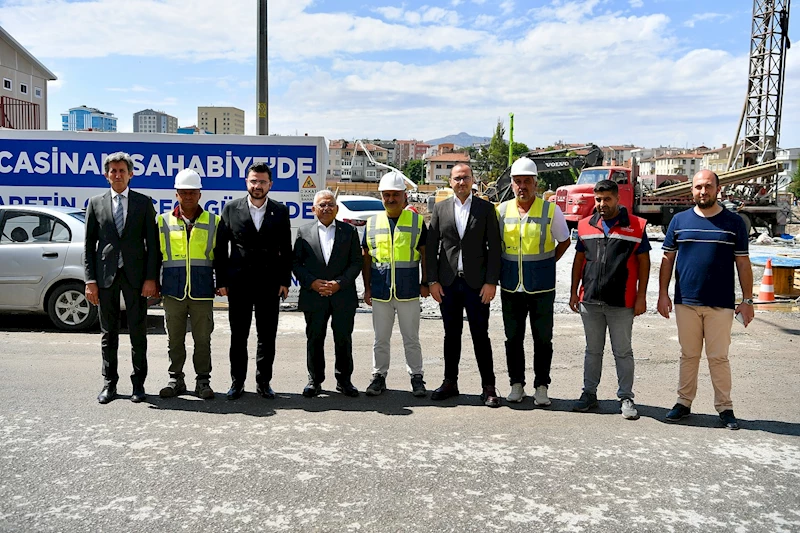Başkan Büyükkılıç ile Başkan Okandan’dan, Sahabiye Projesi 2. Etap Çalışmalarına İnceleme