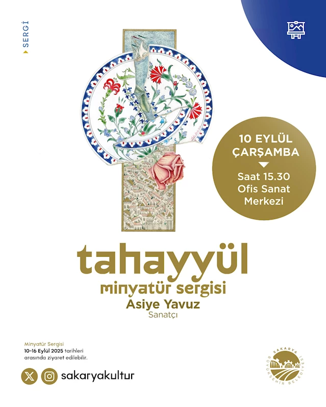 Geleneksel sanatın izini taşıyan “Tahayyül” sergisi OSM’de açılıyor