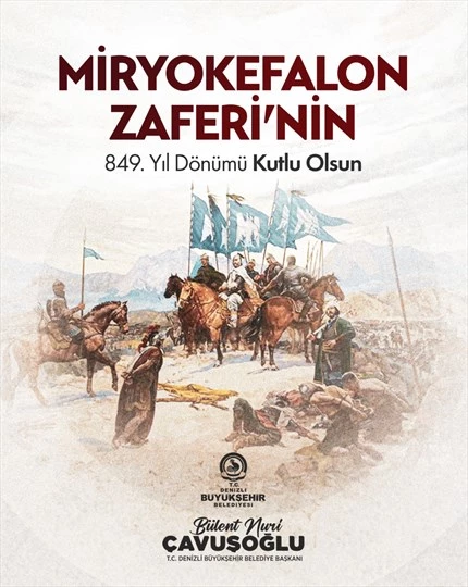Miryokefalon Zaferi’nin 849. yıl dönümü Denizli’de anılacak