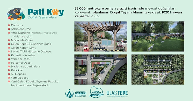 PATİ KÖY DOĞAL YAŞAM ALANI GELİYOR