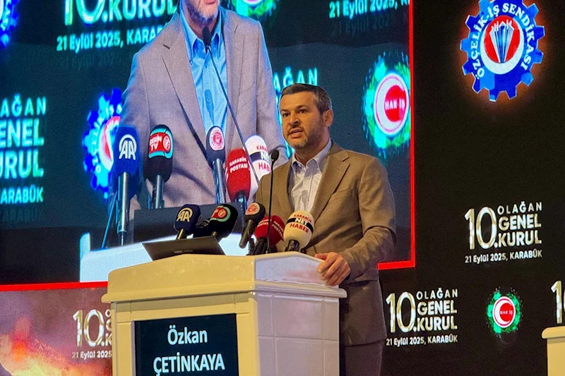 Başkan Çetinkaya, Özçelik-İş Sendikası Karabük Şubesi’nin 10. Olağan Genel Kurulu’na Katıldı