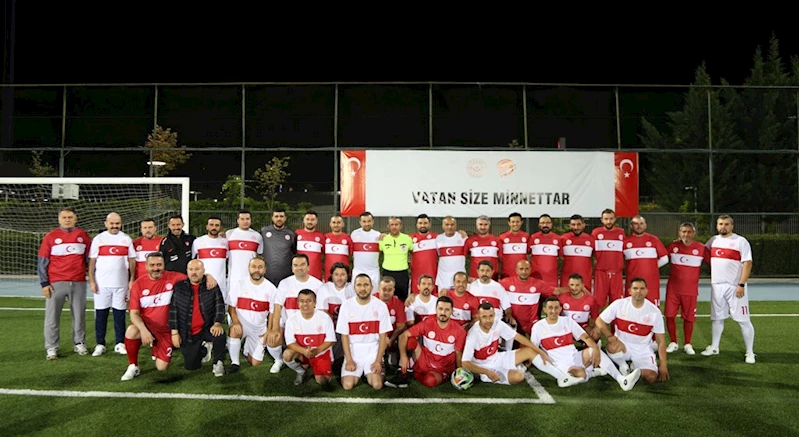 19 Eylül Gaziler Günü dolayısıyla futbol müsabakası düzenlendi