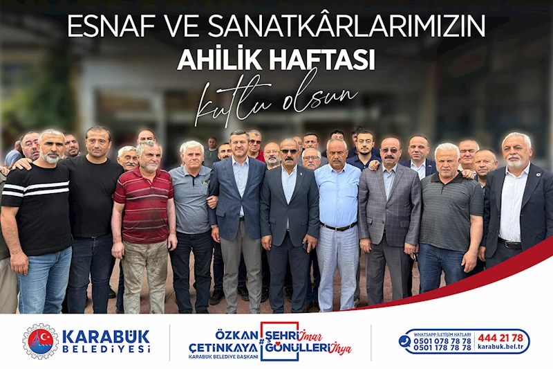 Başkan Çetinkaya’dan Ahilik Haftası Mesajı