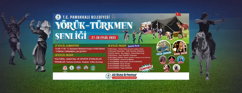 PAMUKKALE BELEDİYESİ’NDEN YÖRÜK-TÜRKMEN ŞENLİĞİ’NE DAVET