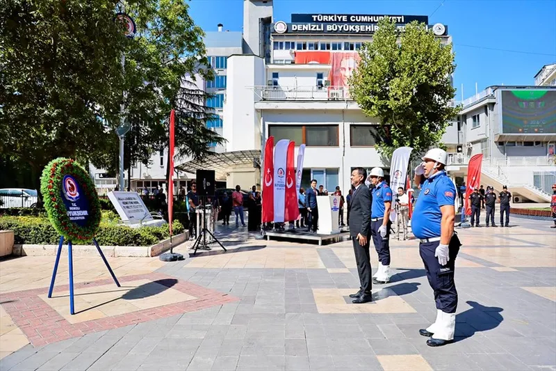 Denizli Büyükşehir’in ateş savaşçıları 311. yılı gururla kutladı