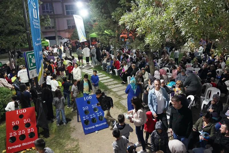 MAHALLE SAKİNLERİ ŞENLİKTE BULUŞTU