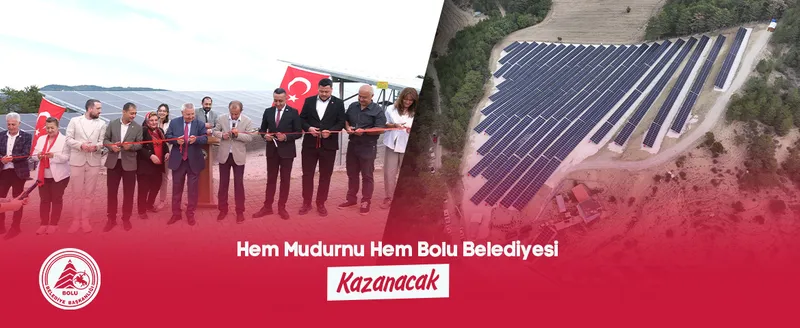 Bolu Belediyesi’nden Mudurnu’ya Güneş Enerjisi Santrali