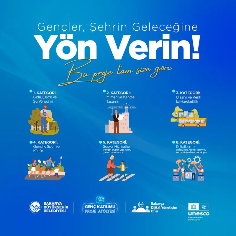 Genç Katılımlı Proje Atölyesi fikir yarışmasında başvurular başladı