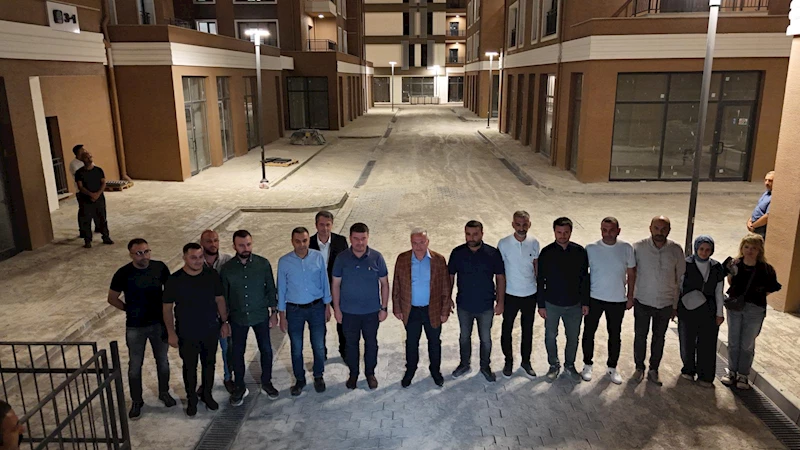 VALİ KUMBUZOĞLU VE BAŞKAN DİNÇER KENTSEL DÖNÜŞÜM PROJE ALANINI ZİYARET ETTİ
