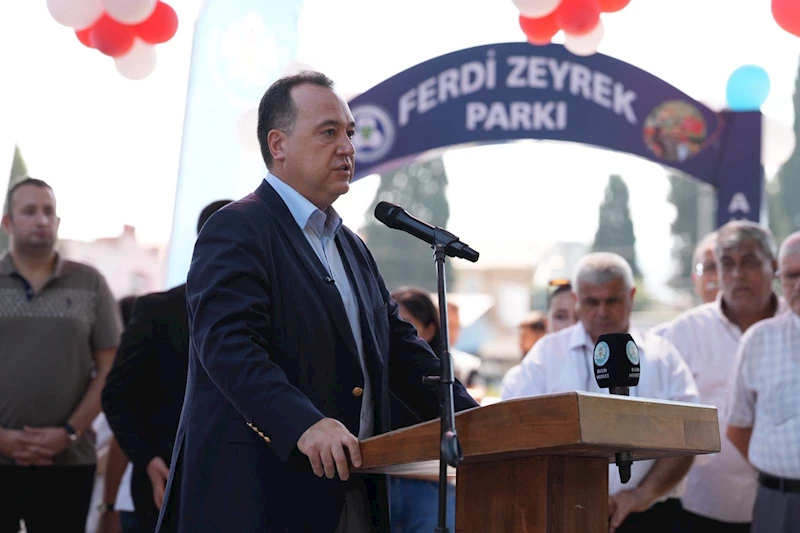 Ahmetli’ye Yeni Sosyal Tesis Ferdi Zeyrek Parkı Açıldı