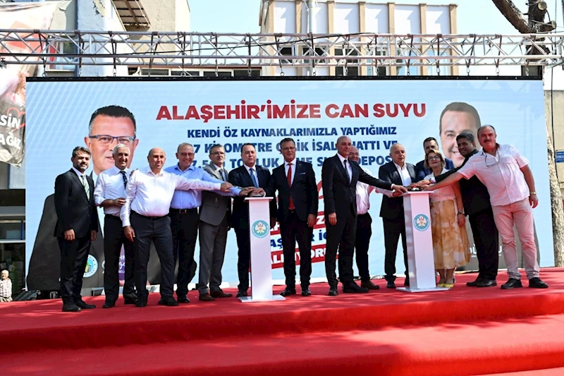 Alaşehir’in Dev Altyapı Yatırımı Tamamlandı