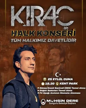 Sungurlu'da Kıraç Konseri ve Stratejik Yatırımların Temel Atma Töreni